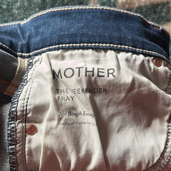 Mother The Weekender Fray Not Rough Enough Size 28 Perfect Condition - Picture 11 of 14